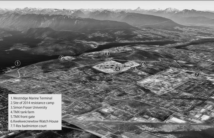 TMX resistance sites around Burnaby Mountain